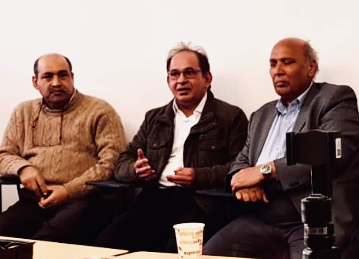Pervez Fateh, Nation Vice President Jallianwala Bagh Centenery Committee UK opening Manchester meeting on Jallianwala Bagh.